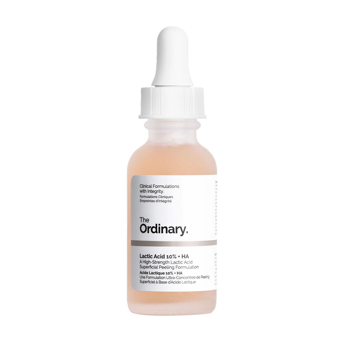 Пілінг з молочною та гіалуроновою кислотою The Ordinary Lactic Acid 10% + HA, 30 мл